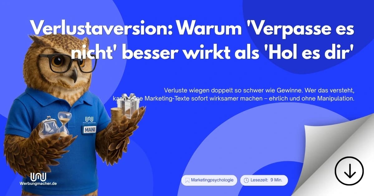 MANI verdeutlicht Entscheidungen zwischen Verlust und Gewinn. Ratgeberillustration.