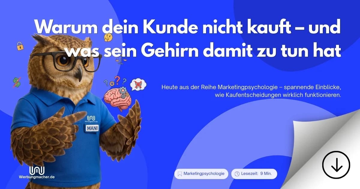 MANI zeigt eine Illustration zu Kaufentscheidungen. Ratgeberillustration.