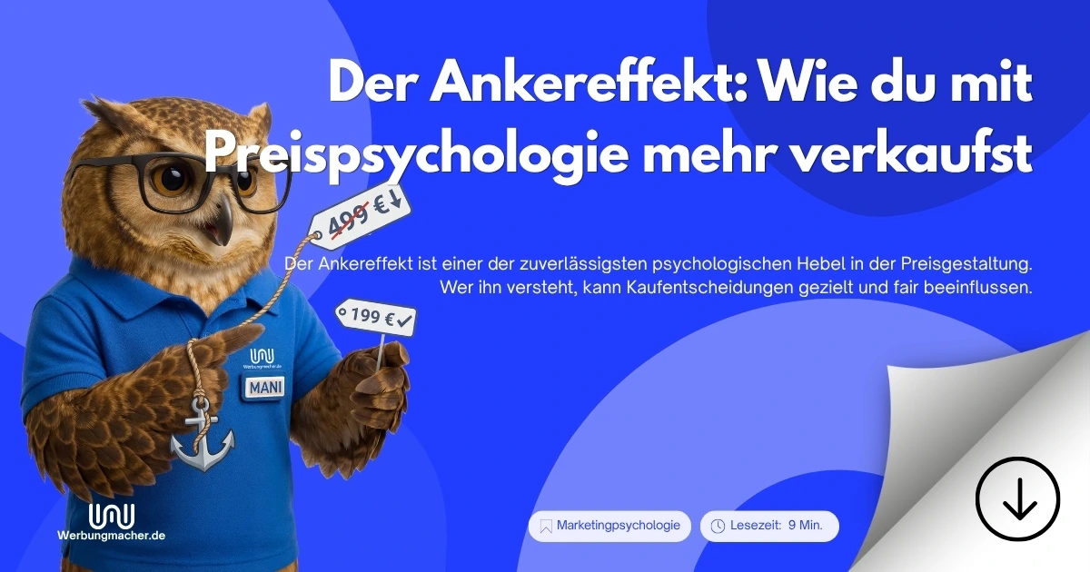 Der Ankereffekt: Wie du mit Preispsychologie mehr verkaufst